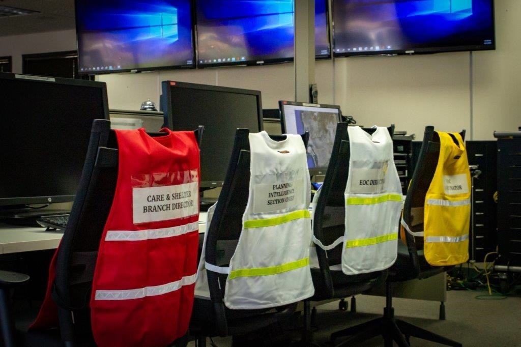 Emergency Operations Center Chairs-desks-vests