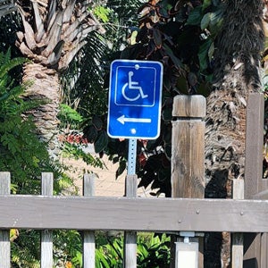 Wheelchair access sign