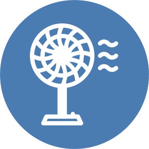 Electric fan icon