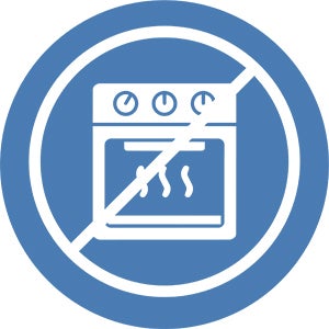 Do not use oven icon
