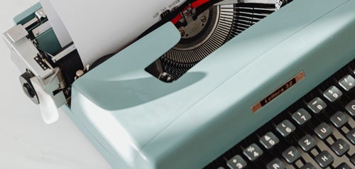A typewriter