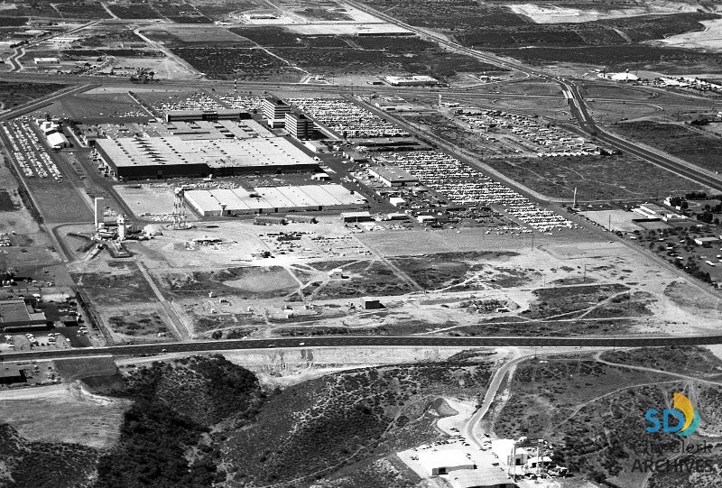 1967 Aerial View of Kearny Mesa, General Dynamics City of San Diego