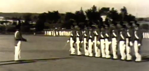 Play Historical Footage of San Diego Army Training Cadet at Work Julian Mines Video