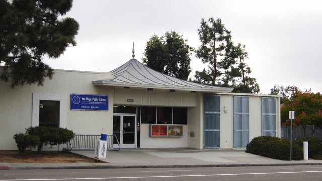 Front area outside the Balboa Library