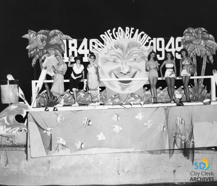 1949 Fiesta Bahia Float - San Diego Beaches