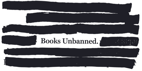 Black out poetry revealing the words “Reading Is Freedom”