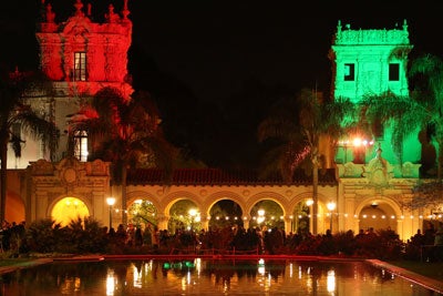 Crowd at the Prado during December Nights