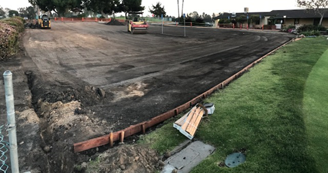 photo of Balboa Park Golf Course Parking Lot Renovation