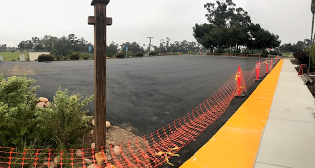 photo of Balboa Park Golf Course Parking Lot Renovation