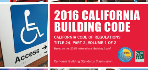 Cover of 2016 California Building Code
