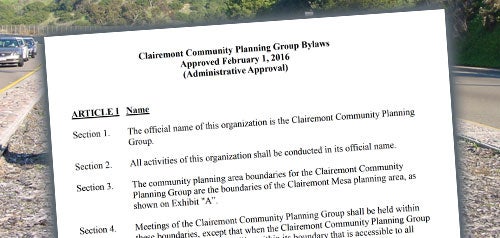 Screenshot of Bylaws document