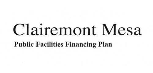 Cover of Clairemont Mesa Facilities Financing Plan document