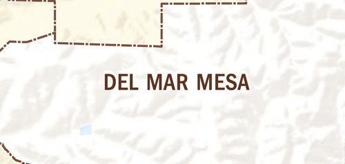 Graphical map of Del Mar Mesa neighborhood