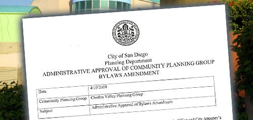 Screenshot of Bylaws document