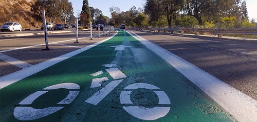 Green bike lane