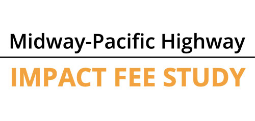 Cover of Midway-Pacific Highway Impact Fee Study document