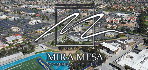 Aerial view of Mira Mesa High School