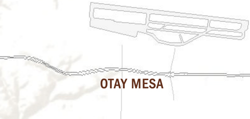 Graphical map of Otay Mesa neighborhood