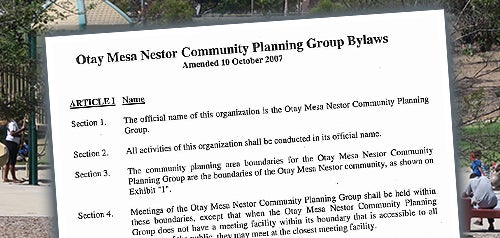 Screenshot of Bylaws document