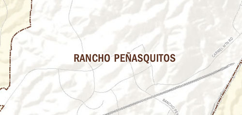 Graphical map of Rancho Peñasquitos neighborhood