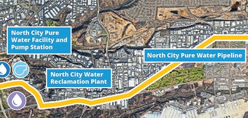 Section of Scripps Ranch and Miramar map