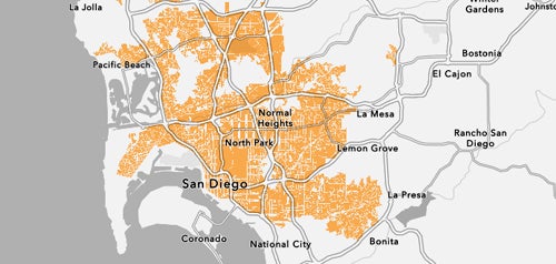 Sustainable Development Areas and Complete Communities ZAPP Map