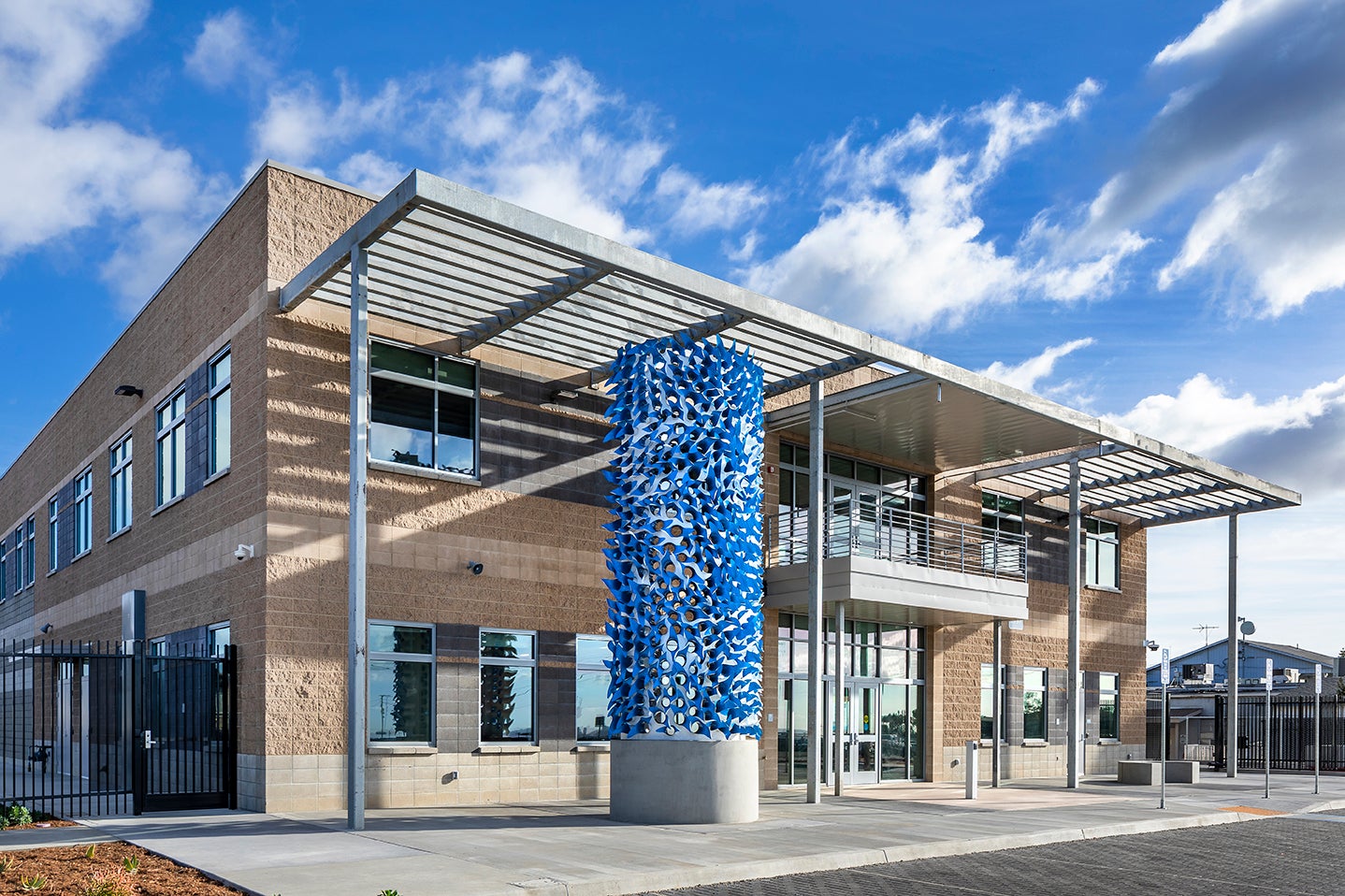 exterior of facade of City's Chollas building