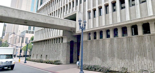 Street-level view of the City Operations Building