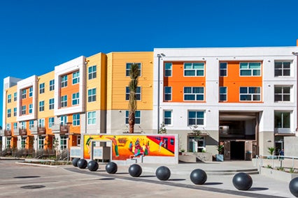 Commercial property housing