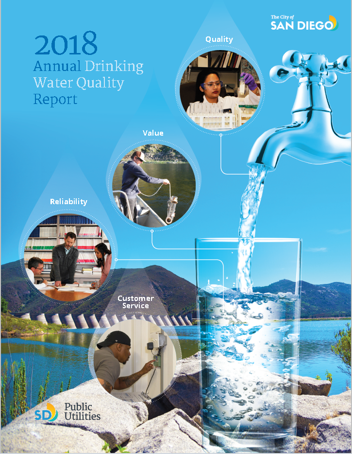 Water Quality Reports Public Utilities City of San Diego Official