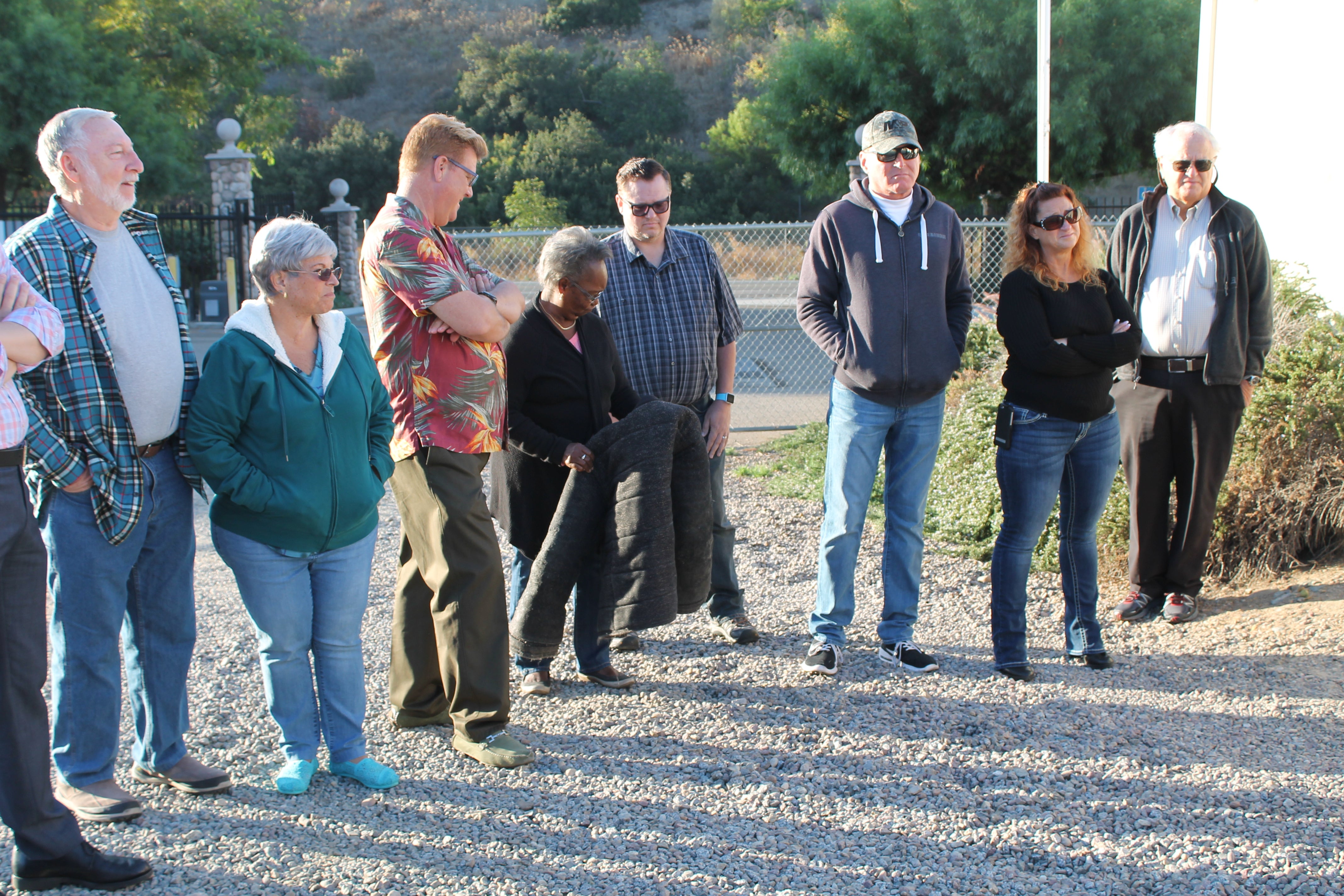 Photo of SDPD canine facility tour