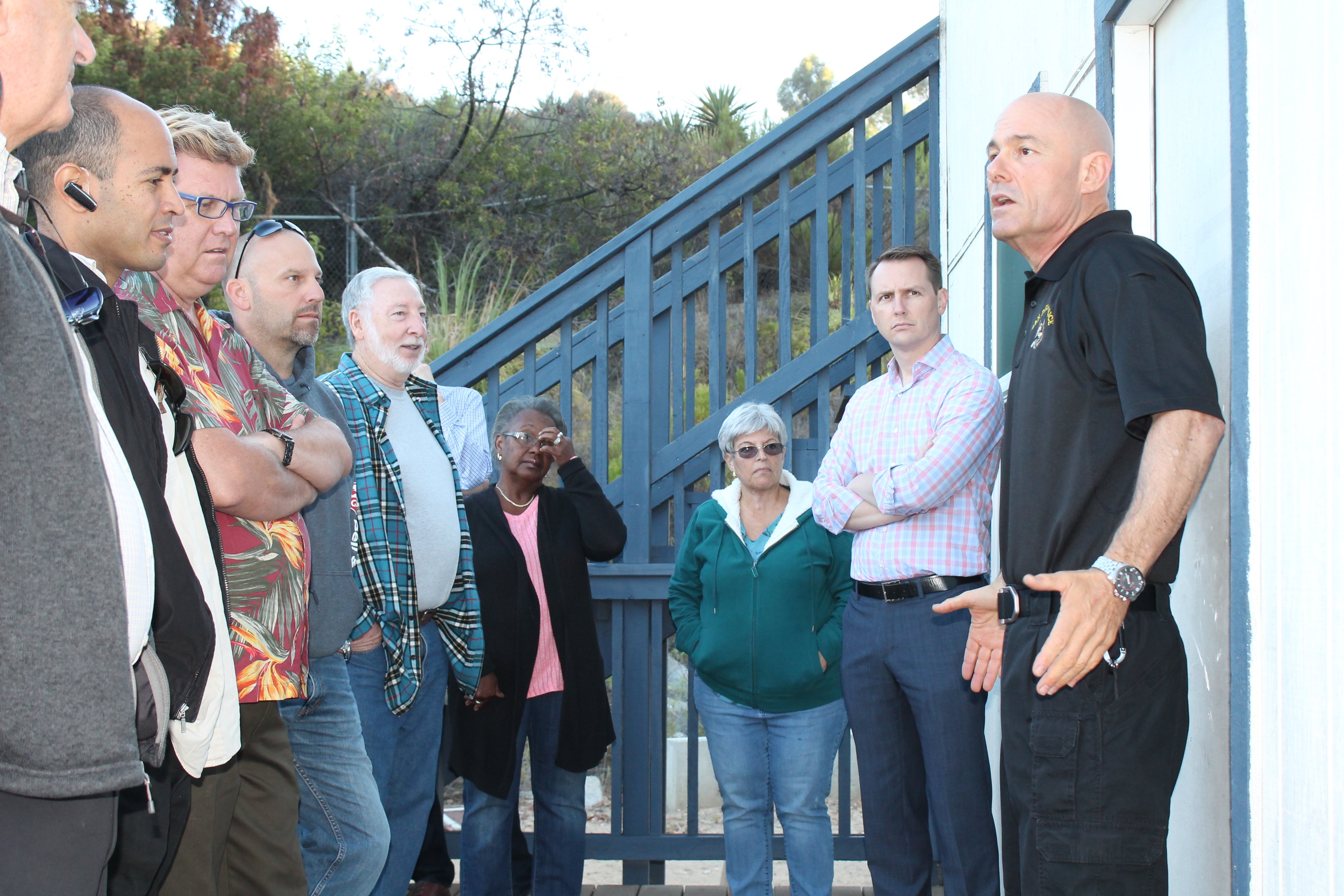 Photo of SDPD canine facility tour