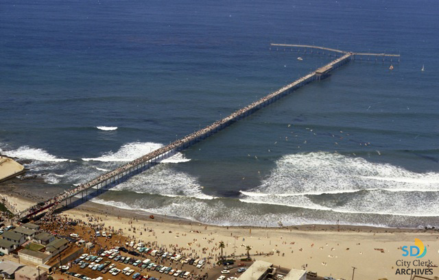 Ocean Beach Ocean Beach Pier San Diego California Aerial Poster  #24 