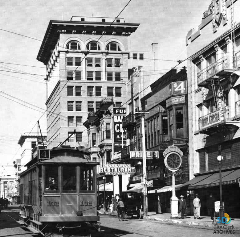 Fifth Avenue Streetcar in 1912
