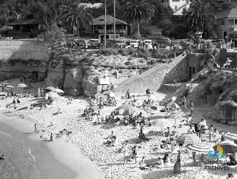 La Jolla Cove And Cottages Circa 1936 City Of San Diego Official