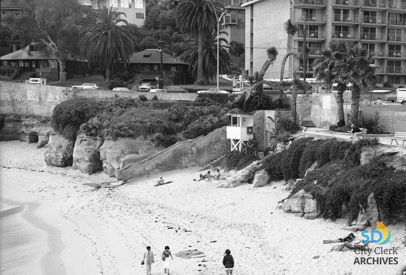 La Jolla Cove And Cottages In 1978 City Of San Diego Official