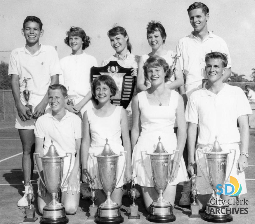 1961 Ink Tennis Trophy Winners