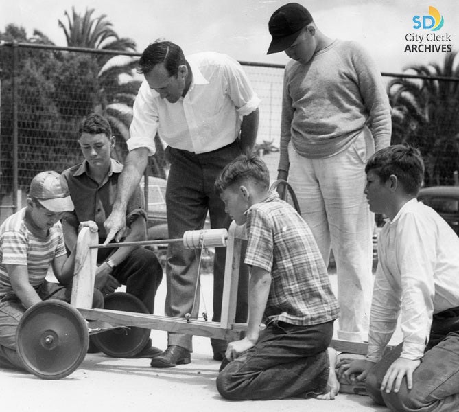 1941 Soap Box Derby Participants