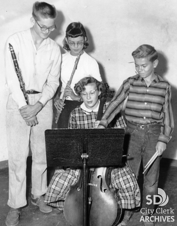 1957 San Diego Youth Symphony Quartet