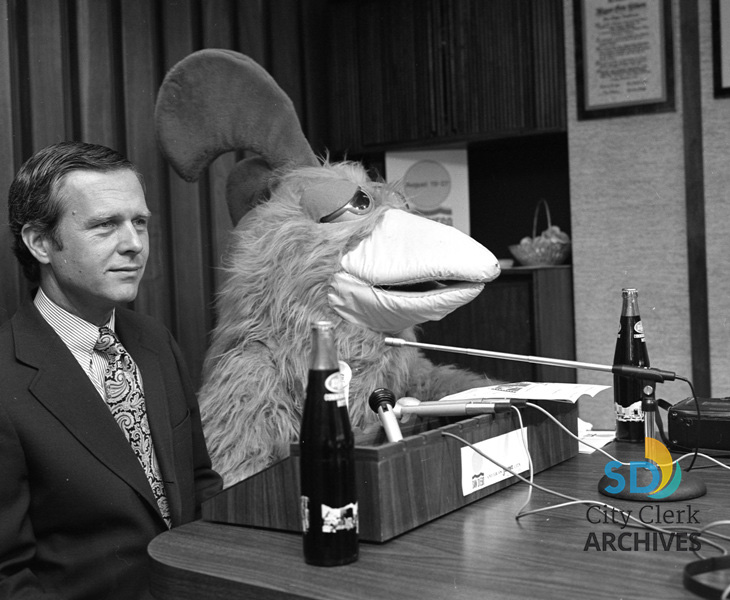 1978 Press Conference with the KGB Chicken and Mayor Wilson