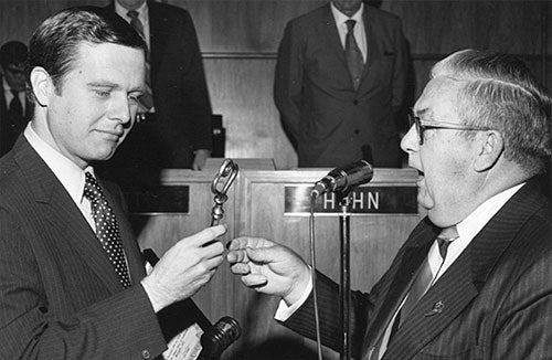 Changing Mayors in 1971 - Frank Curran to Pete Wilson