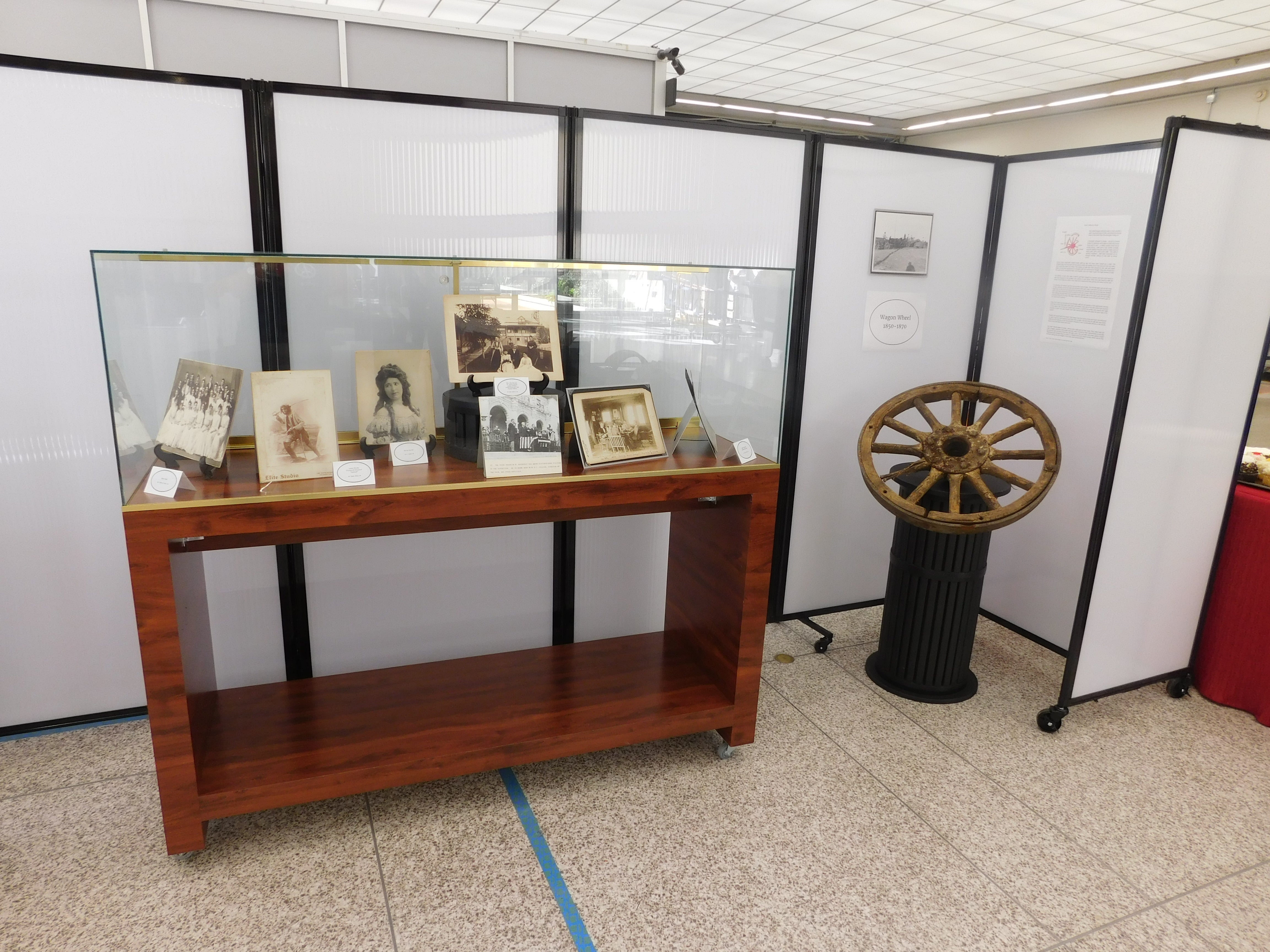 Various Historical Images Displayed for the City Clerk's Exhibit