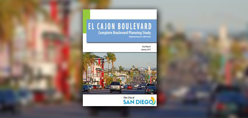 El Cajon Boulevard Complete Boulevard Planning Study, 2016