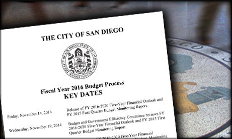 FY2016 Budget Schedule | City of San Diego Official Website