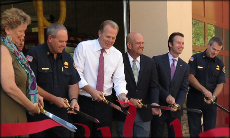 Photo of Fire Station ribbon cutting ceremony