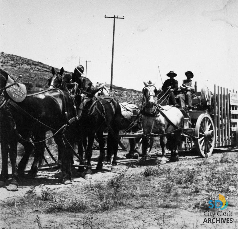 Pioneer Trucking Company in 1900