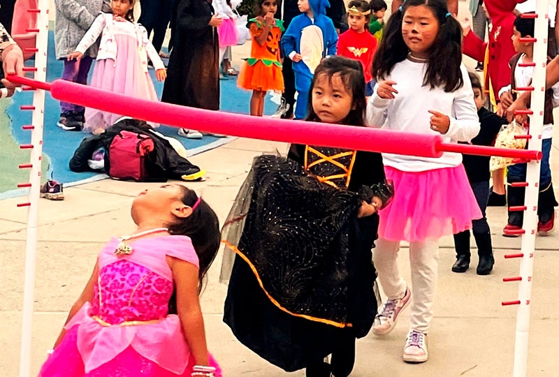 photo of kids in halloween costume