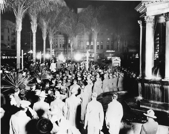 Horton Fountain Military Event circa 1917