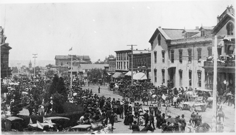 Horton Plaza circa 1889