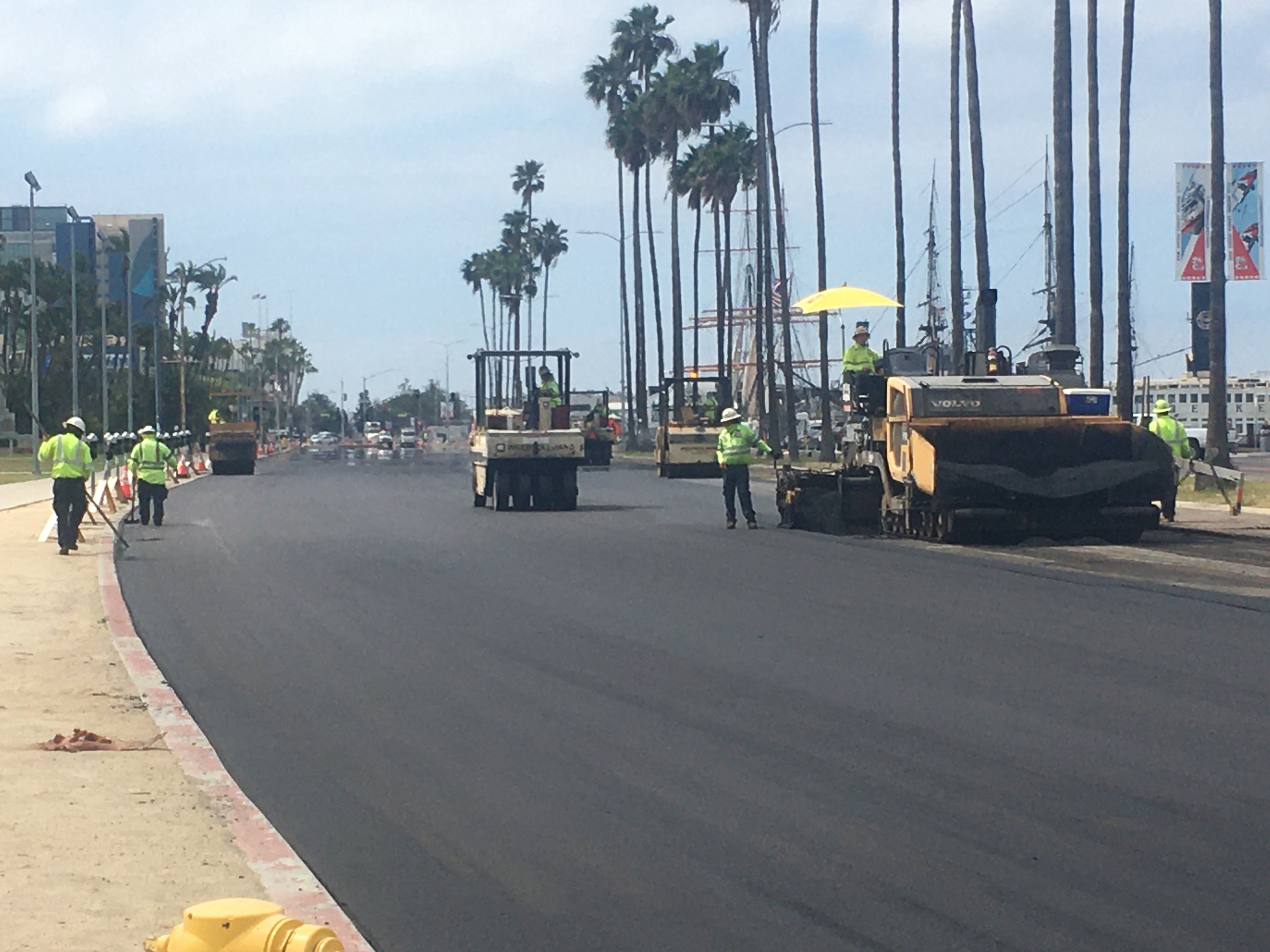 Harbor drive Paving